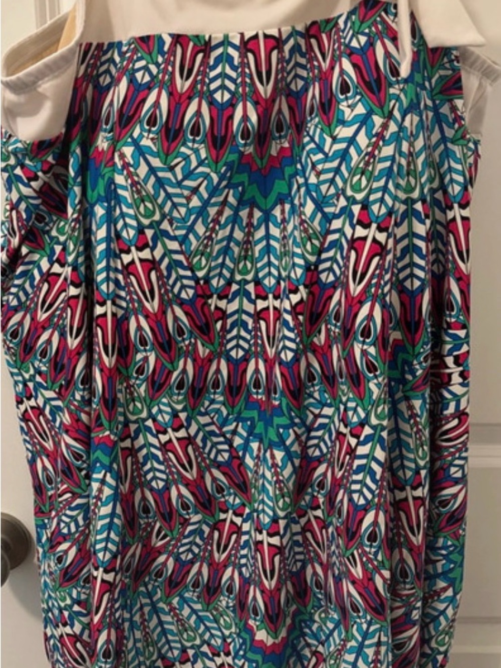 Roaman's Multicolor Geometric One-Piece Swimsuit